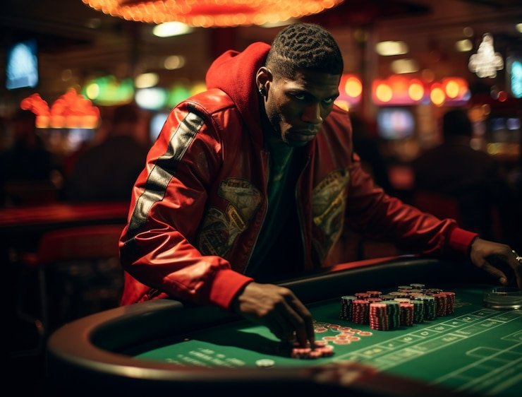 French Roulette wheel and betting layout on mahajitu toto platform